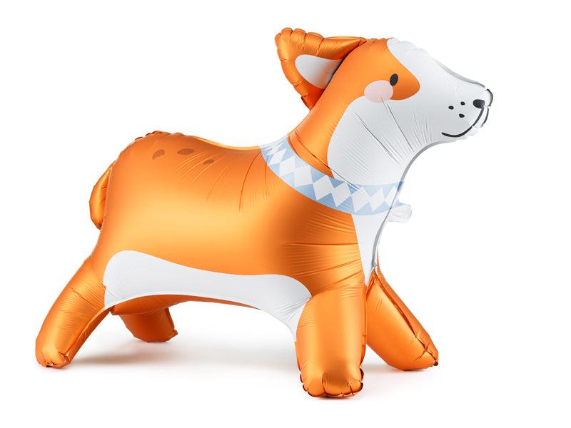 Stehender Folienballon Corgi, 88x70 cm, Mix - FeierGlanz